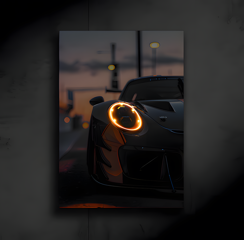 Cadre LED Porsche 911 GT3 RS