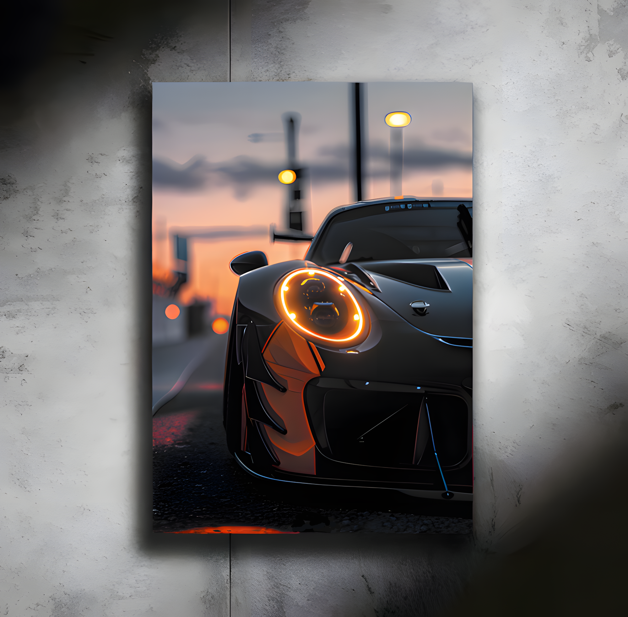 Cadre LED Porsche 911 GT3 RS