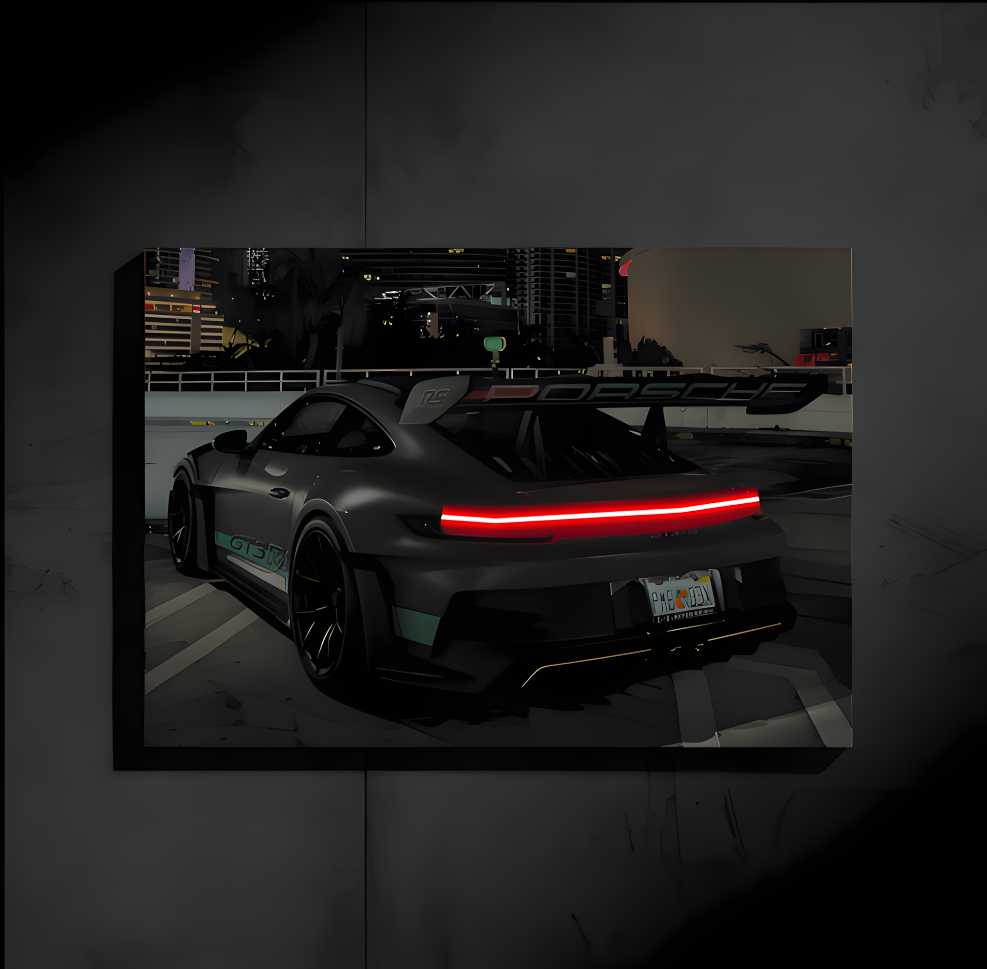 Cadre LED Porsche GT3 RS